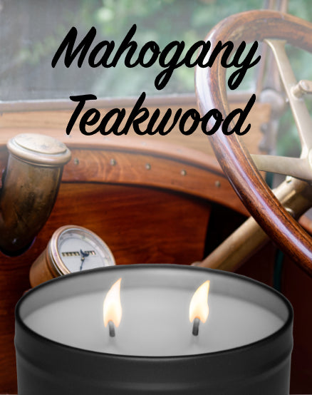 Mahogany Teakwood Candle